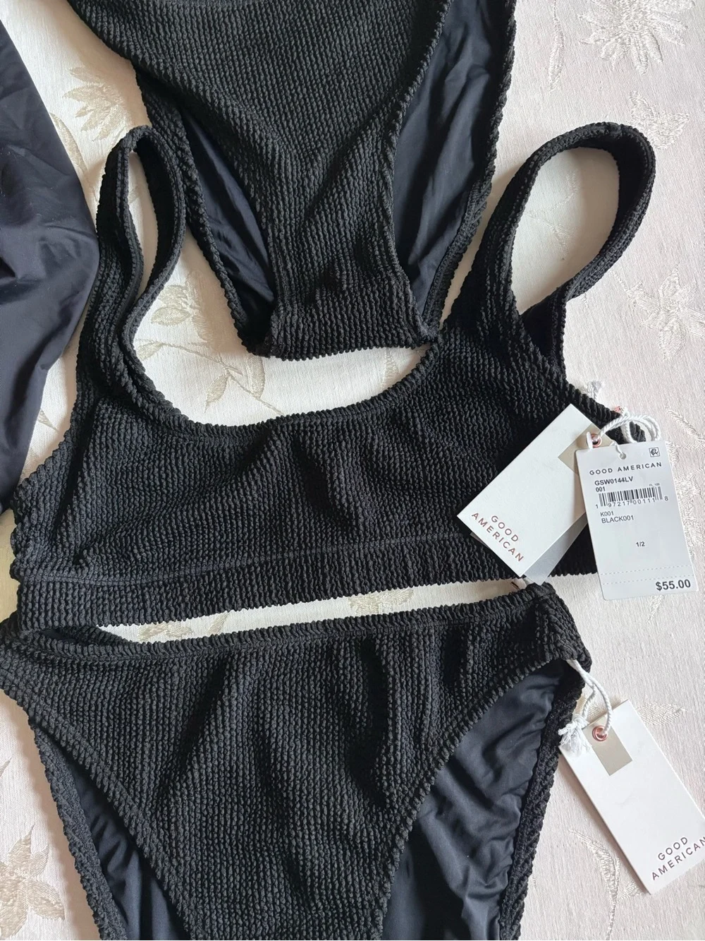 $311 Bundle 5 Pieces NWT Good American Bathing Suit Small/Medium Monokini Bikini